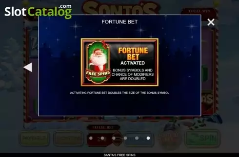 Οθόνη8. Santa's Free Spins Κουλοχέρης