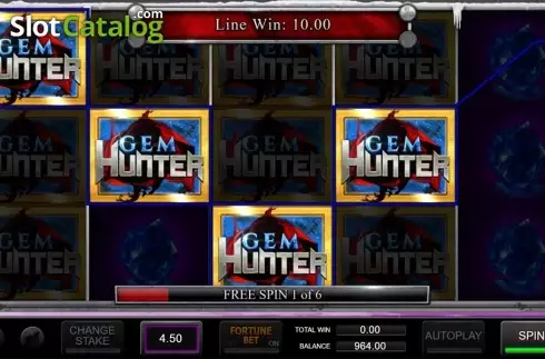 Οθόνη8. Gem Hunter (Inspired Gaming) Κουλοχέρης