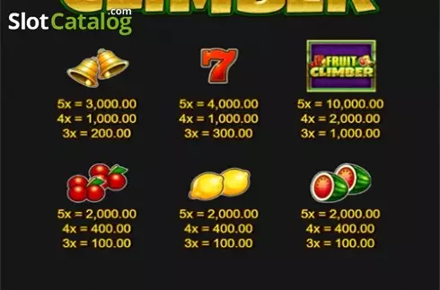 Οθόνη8. Fruit Climber Κουλοχέρης