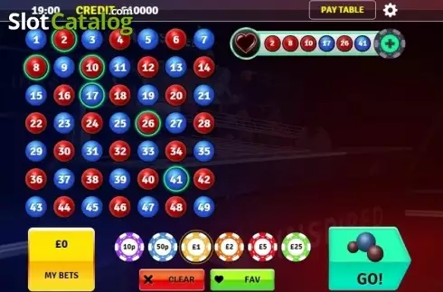 Οθόνη2. Rush Bingo Κουλοχέρης