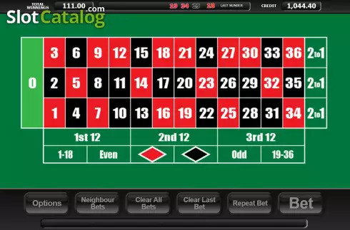 Οθόνη8. 20p Roulette (Inspired Gaming) Κουλοχέρης