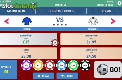 Οθόνη2. Rush World Cup Go! Κουλοχέρης