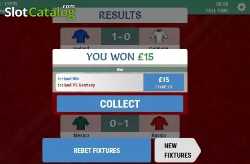 Οθόνη4. Rush World Cup Go! Κουλοχέρης