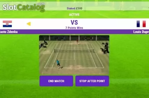 Οθόνη3. Rush Tennis Go! Κουλοχέρης