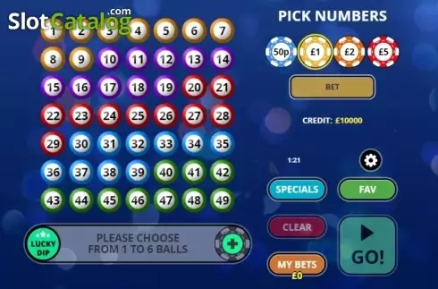 Οθόνη2. Rush Lotto Κουλοχέρης