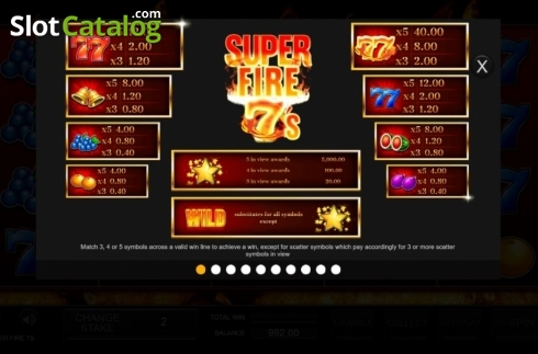 Οθόνη5. Super Fire 7s Κουλοχέρης