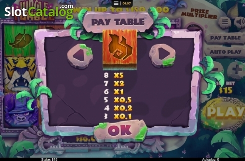 Οθόνη7. Jungle Tumble Κουλοχέρης