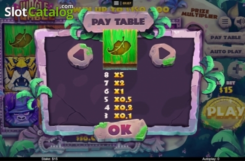 Οθόνη8. Jungle Tumble Κουλοχέρης