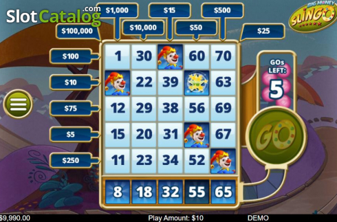 Οθόνη4. Big Money Slingo Κουλοχέρης