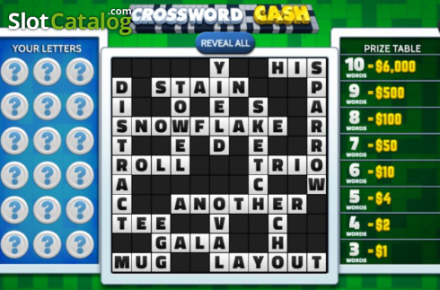Οθόνη2. Crossword Cash Κουλοχέρης 