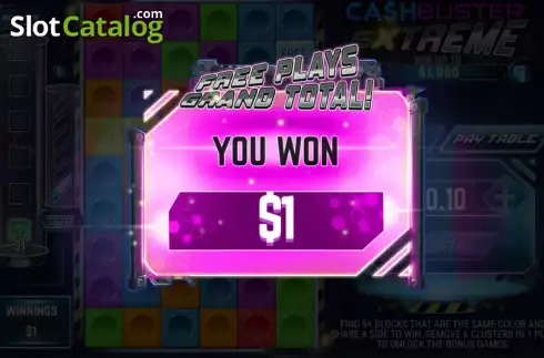 Οθόνη7. Cash Buster Extreme Κουλοχέρης