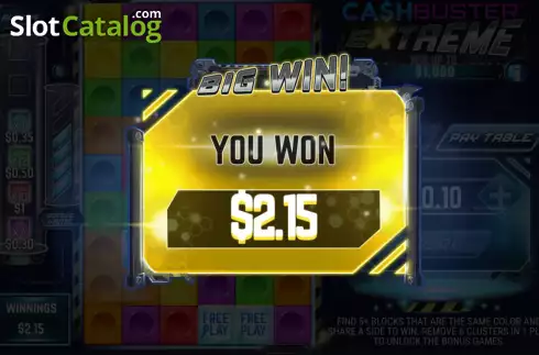 Οθόνη4. Cash Buster Extreme Κουλοχέρης