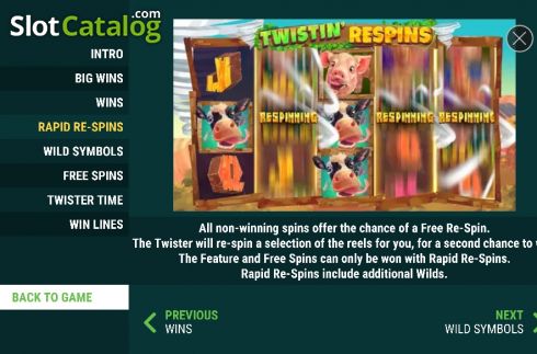Οθόνη9. Twistin ReSpins Κουλοχέρης