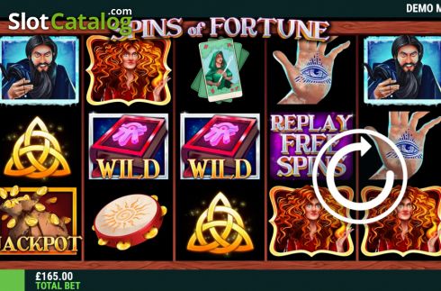 Οθόνη2. Spins of Fortune Κουλοχέρης