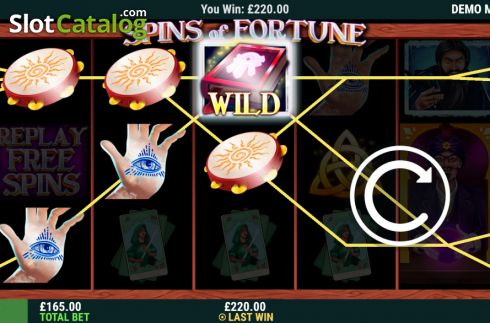 Οθόνη4. Spins of Fortune Κουλοχέρης