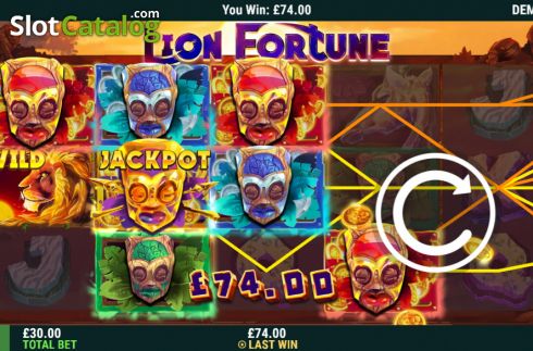 Οθόνη4. Lion Fortune Κουλοχέρης