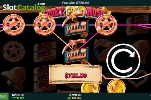 Οθόνη3. Lucky Gold Rush (Intouch Games) Κουλοχέρης