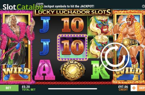 Οθόνη2. Lucky Luchador Κουλοχέρης 