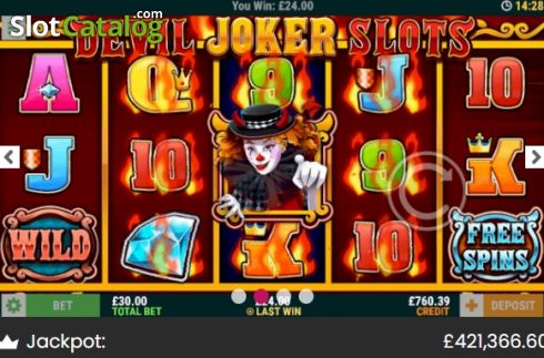 Οθόνη2. Devil Joker Slots Κουλοχέρης