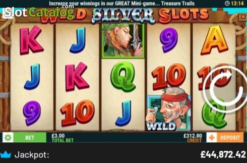 Οθόνη2. Wild Silver Slots Κουλοχέρης