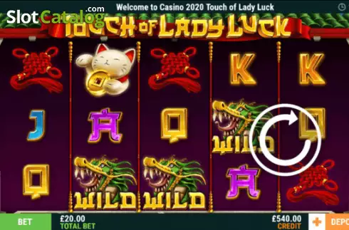 Οθόνη2. Touch of Lady Luck Κουλοχέρης