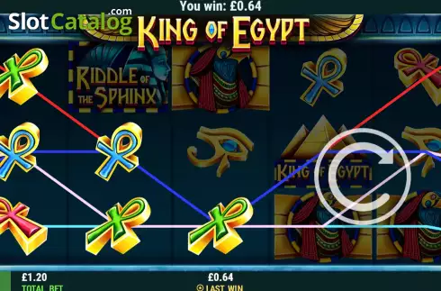 Οθόνη3. King of Egypt (Intouch Games) Κουλοχέρης