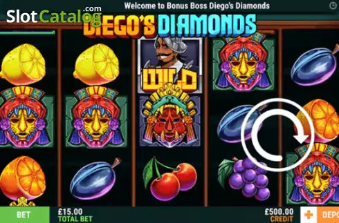 Οθόνη2. Diegos Diamonds Κουλοχέρης