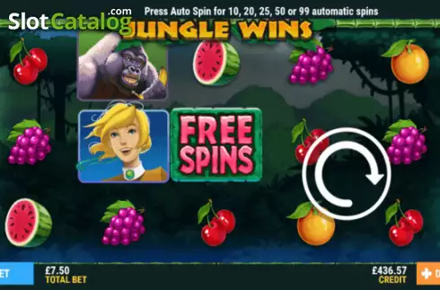 Οθόνη2. Jungle Wins Κουλοχέρης