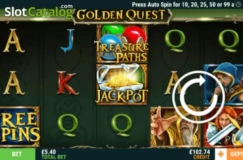 Οθόνη2. Golden Quest (Intouch Games) Κουλοχέρης
