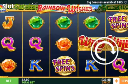 Οθόνη2. Rainbow Wishes Κουλοχέρης