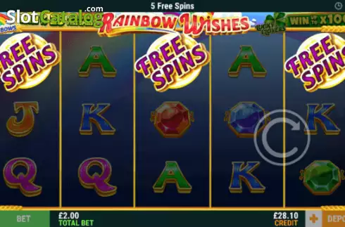 Οθόνη3. Rainbow Wishes Κουλοχέρης