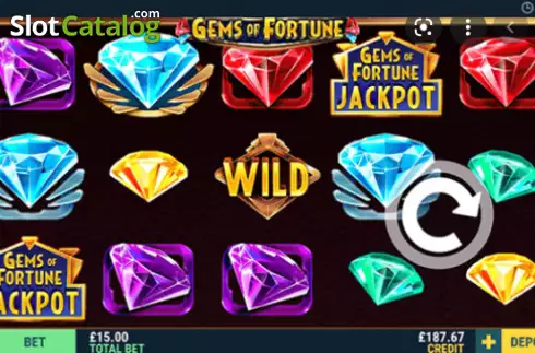 Οθόνη2. Gems of Fortune (Intouch Games) Κουλοχέρης
