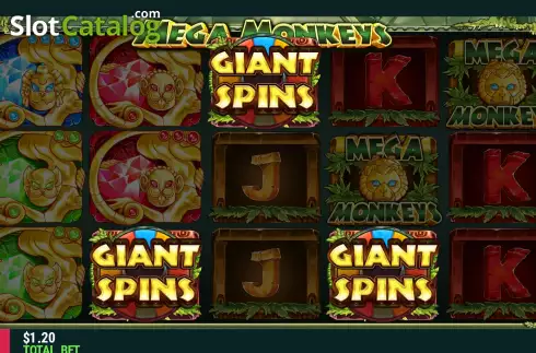 Οθόνη6. Mega Monkeys Κουλοχέρης