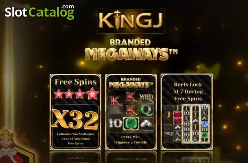 Οθόνη2. King J Branded Megaways Κουλοχέρης