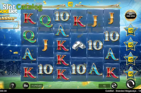 Οθόνη2. GoldBet Branded Megaways Κουλοχέρης 
