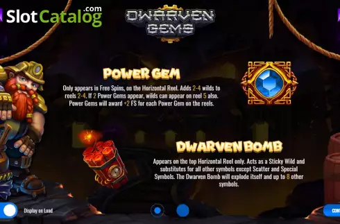 Οθόνη2. Dwarven Gems Megaways Κουλοχέρης