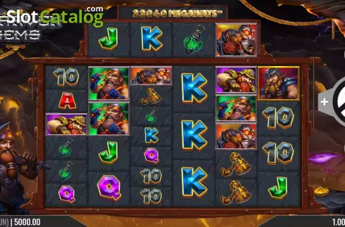 Οθόνη3. Dwarven Gems Megaways Κουλοχέρης