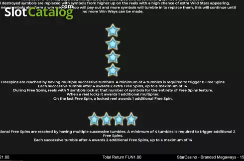 Οθόνη6. StarCasino Branded Megaways Κουλοχέρης