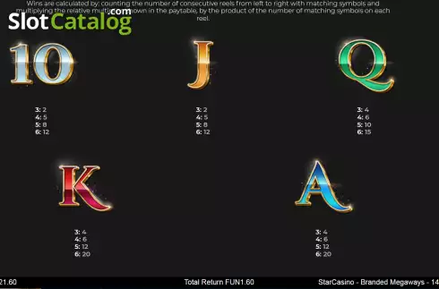 Οθόνη7. StarCasino Branded Megaways Κουλοχέρης