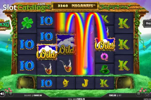 Οθόνη5. Super Rainbow Megaways Κουλοχέρης
