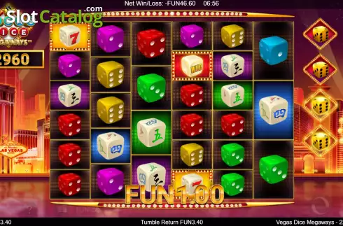 Οθόνη5. Vegas Dice Megaways Κουλοχέρης