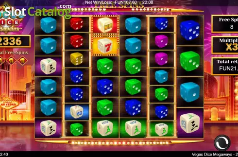 Οθόνη8. Vegas Dice Megaways Κουλοχέρης