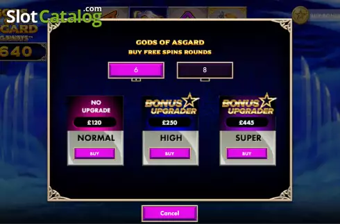 Οθόνη9. Gods of Asgard Megaways Κουλοχέρης