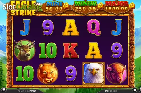 Οθόνη3. Eagle Strike Hold and Win Κουλοχέρης 