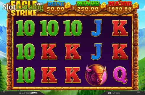 Οθόνη5. Eagle Strike Hold and Win Κουλοχέρης 