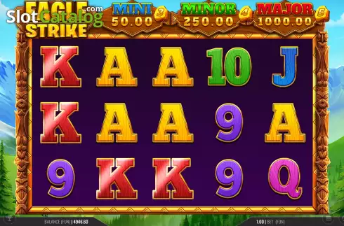 Οθόνη6. Eagle Strike Hold and Win Κουλοχέρης 