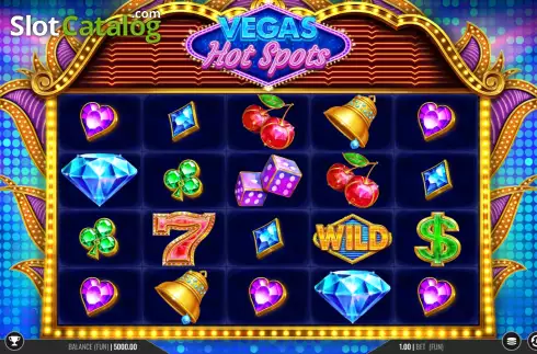 Οθόνη3. Vegas Hot Spots Κουλοχέρης