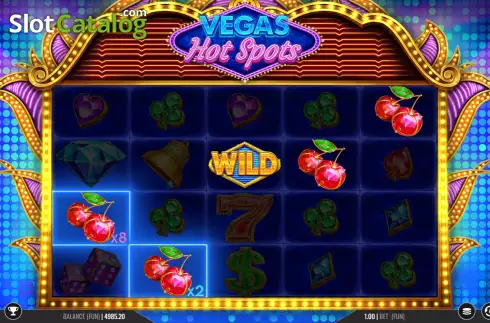 Οθόνη6. Vegas Hot Spots Κουλοχέρης
