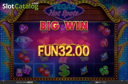 Οθόνη7. Vegas Hot Spots Κουλοχέρης