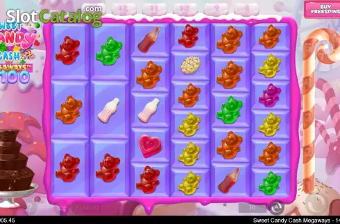 Οθόνη5. Sweet Candy Cash Megaways Κουλοχέρης